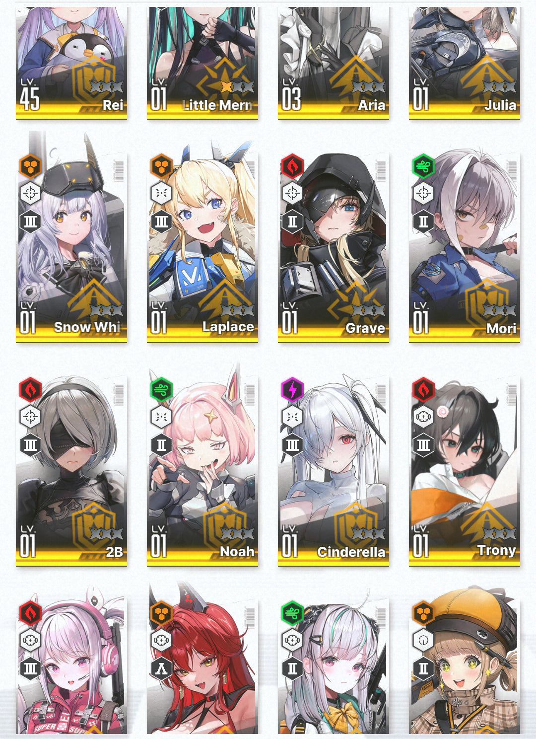 [GLOBAL]GODDESS OF VICTORY NIKKE 17SSR 2B+Skin+Red Hood+Skin+Cinderella+Grave+2 Little Mermaid++ starter account-Mobile Games Starter