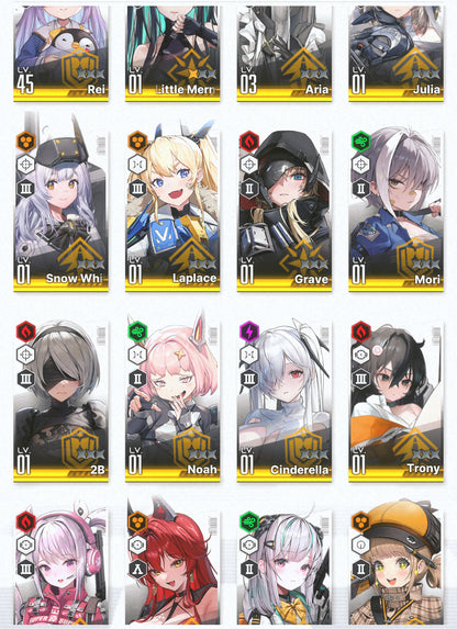 [GLOBAL]GODDESS OF VICTORY NIKKE 17SSR 2B+Skin+Red Hood+Skin+Cinderella+Grave+2 Little Mermaid++ starter account-Mobile Games Starter