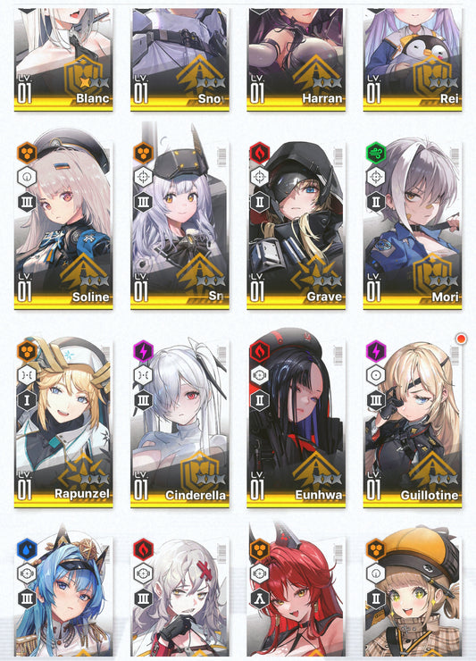 [GLOBAL]GODDESS OF VICTORY NIKKE 17SSR Red Hood+Skin+Cinderella+Grave+Harran+Blanc+Snow White+Rei++ starter account-Mobile Games Starter