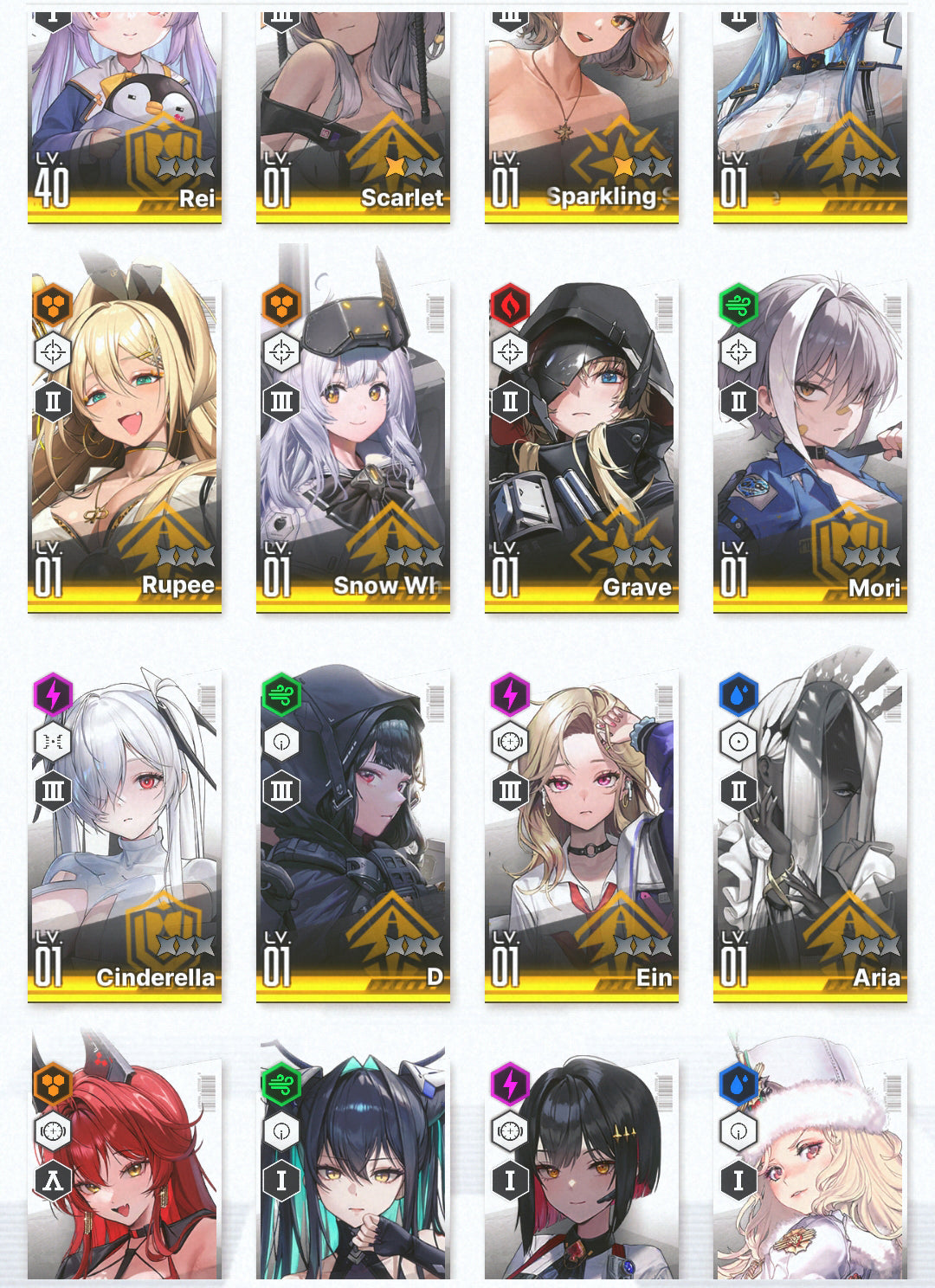 [GLOBAL]GODDESS OF VICTORY NIKKE 17SSR Scarlet+Red Hood+Skin+Cinderella+Grave+Little Mermaid+Sparkling Summer Anis+Helm++ starter account-Mobile Games Starter