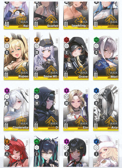 [GLOBAL]GODDESS OF VICTORY NIKKE 17SSR Scarlet+Red Hood+Skin+Cinderella+Grave+Little Mermaid+Sparkling Summer Anis+Helm++ starter account-Mobile Games Starter