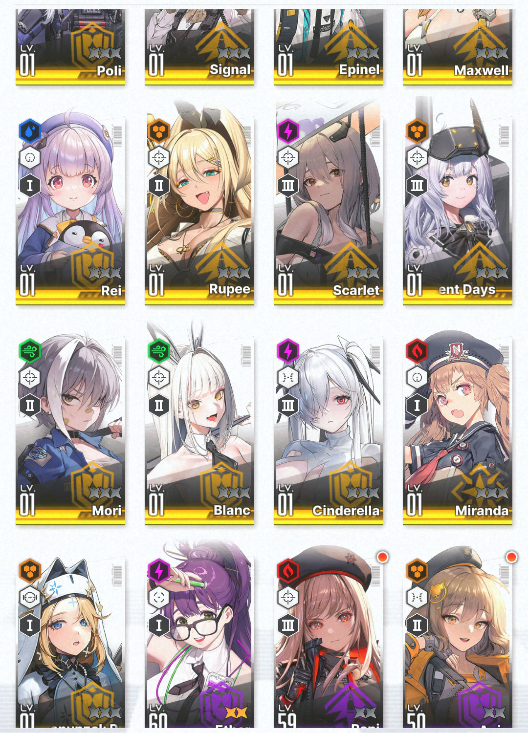 [GLOBAL]GODDESS OF VICTORY NIKKE 17SSR+Pity Dorothy+Red Hood+Skin+Cinderella+Scarlet+Isabel+Blanc+Signal+Epinel++ starter account-Mobile Games Starter