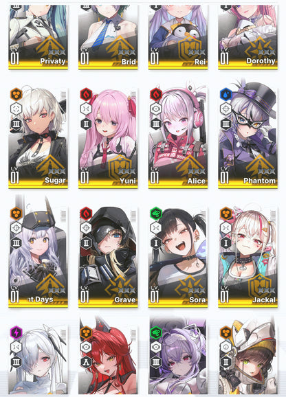 [GLOBAL]GODDESS OF VICTORY NIKKE 17SSR+Pity Liberalio+Dorothy+Red Hood+skin+Cinderella+Grave+Privaty+Yuni+Alice+Sugar++ starter account-Mobile Games Starter