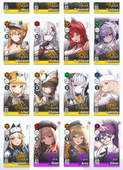 [GLOBAL]GODDESS OF VICTORY NIKKE 17SSR+Pity Liberalio+Red Hood+Skin+Harran+Liter+Admi+Rei+ starter account-Mobile Games Starter