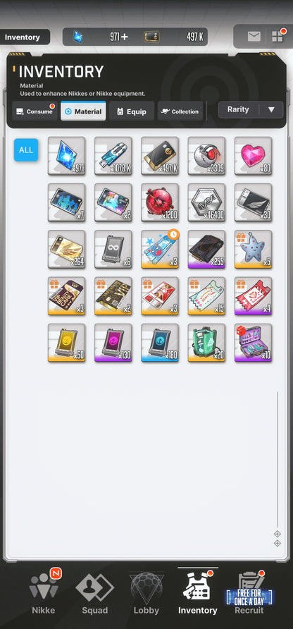 [GLOBAL]GODDESS OF VICTORY NIKKE 17SSR+Pity Liberalio+Red Hood+Skin+Harran+Liter+Admi+Rei+ starter account-Mobile Games Starter