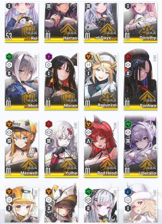 [GLOBAL]GODDESS OF VICTORY NIKKE 17SSR+Pity Liberalio+Red Hood+Skin+Harran+Liter+Admi+Rei+ starter account-Mobile Games Starter