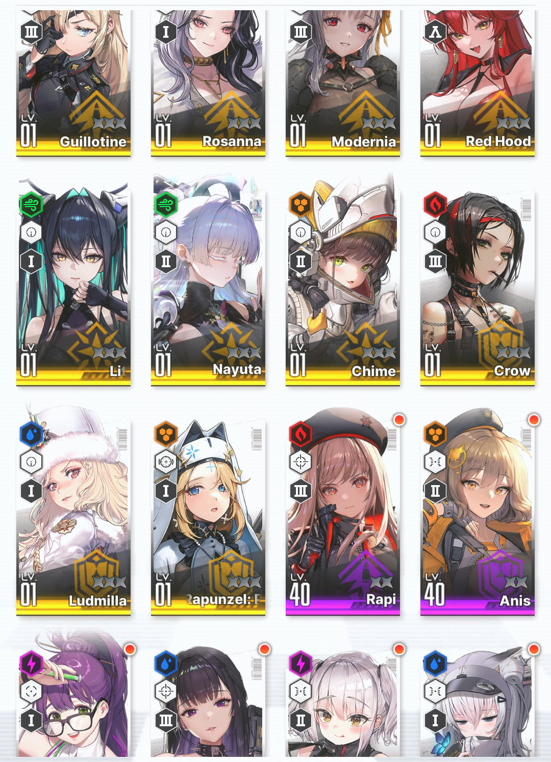 [GLOBAL]GODDESS OF VICTORY NIKKE 18SSR Red Hood+Skin+Nayuta+Modernia+Scarlet Black Shadow+Cinderella+Little Mermaid+Pepper+Poli+Guillotine+Rei++ starter account-Mobile Games Starter
