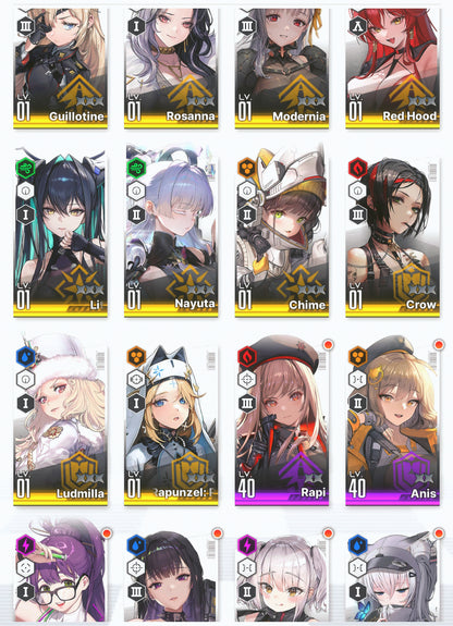 [GLOBAL]GODDESS OF VICTORY NIKKE 18SSR Red Hood+Skin+Nayuta+Modernia+Scarlet Black Shadow+Cinderella+Little Mermaid+Pepper+Poli+Guillotine+Rei++ starter account-Mobile Games Starter