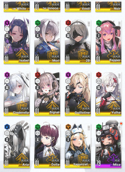 [GLOBAL]GODDESS OF VICTORY NIKKE 19SSR 2B+Skin+2 Red Hood+Skin+Cinderella+Noir+Brid+ starter account-Mobile Games Starter