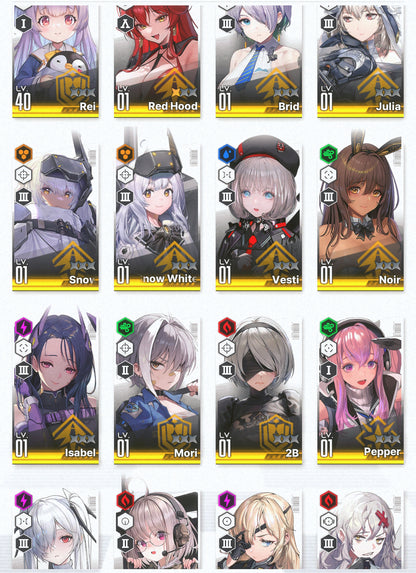 [GLOBAL]GODDESS OF VICTORY NIKKE 19SSR 2B+Skin+2 Red Hood+Skin+Cinderella+Noir+Brid+ starter account-Mobile Games Starter