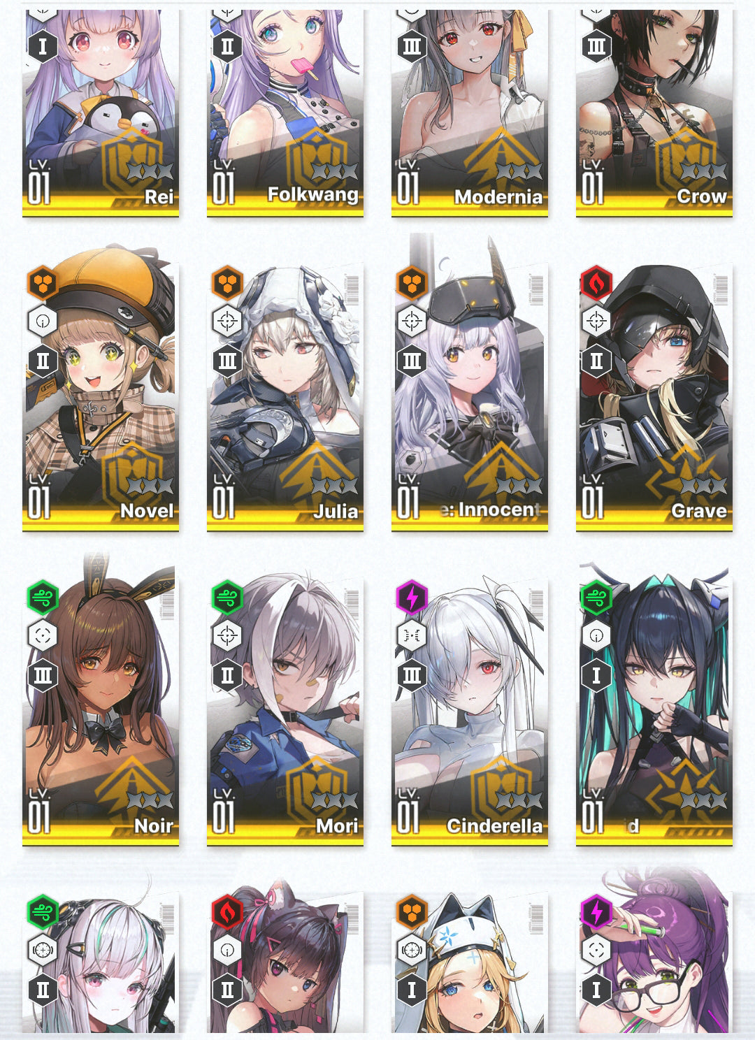 [GLOBAL]GODDESS OF VICTORY NIKKE 19SSR Modernia+skin+3 Red Hood+Skin+Little Mermaid+Cinderella+Grave+Harran+Noir+Novel++ starter account-Mobile Games Starter