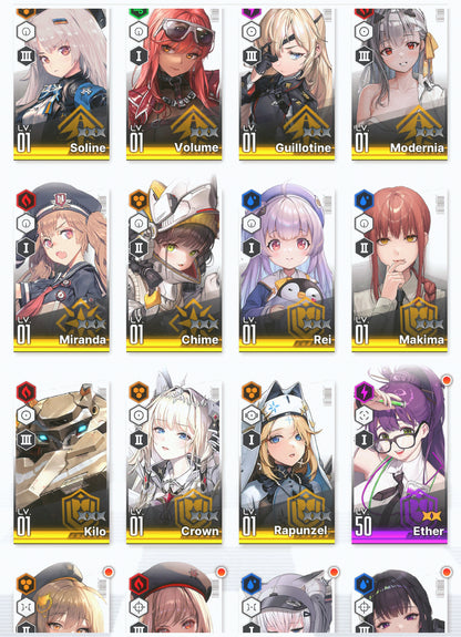 [GLOBAL]GODDESS OF VICTORY NIKKE 19SSR+Pity Makima+Coatoff+Modernia+skin+Red Hood+skin+Crown+Moran+Himeno++ starter account-Mobile Games Starter