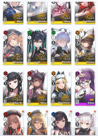 [GLOBAL]GODDESS OF VICTORY NIKKE 19SSR+Pity Nayuta+Red Hood+Skin+Cinderella+Little Mermaid+Nero+Blanc+Viper+Noise++ starter account-Mobile Games Starter