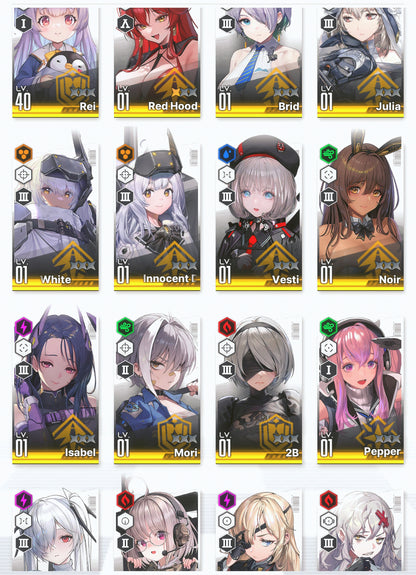 [GLOBAL]GODDESS OF VICTORY NIKKE 20SSR 2B+Skin+2 Red Hood+Skin+Cinderella+Noir+Brid+ starter account-Mobile Games Starter