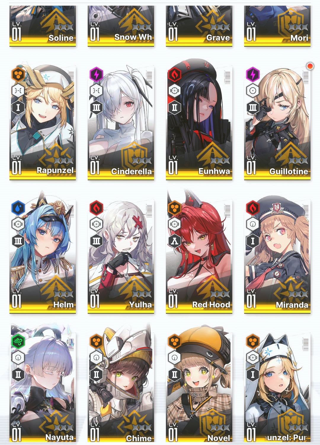 [GLOBAL]GODDESS OF VICTORY NIKKE 20SSR Nayuta+Red Hood+Skin+Cinderella+Grave+Harran+Blanc+Snow White+Rei++ starter account-Mobile Games Starter