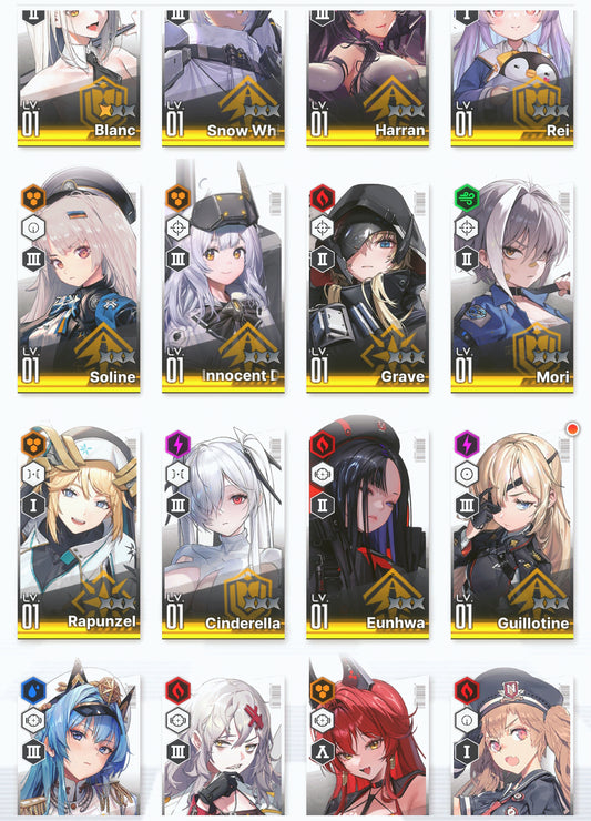 [GLOBAL]GODDESS OF VICTORY NIKKE 20SSR Nayuta+Red Hood+Skin+Cinderella+Grave+Harran+Blanc+Snow White+Rei++ starter account-Mobile Games Starter