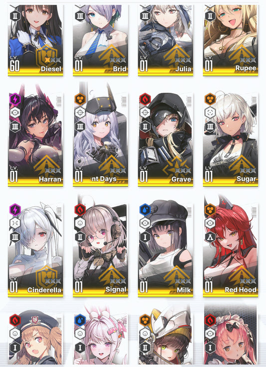 [GLOBAL]GODDESS OF VICTORY NIKKE 20SSR+Pity Red Hood+Skin+Cinderella+Grave+Brid+Harran+Himeno++ starter account-Mobile Games Starter
