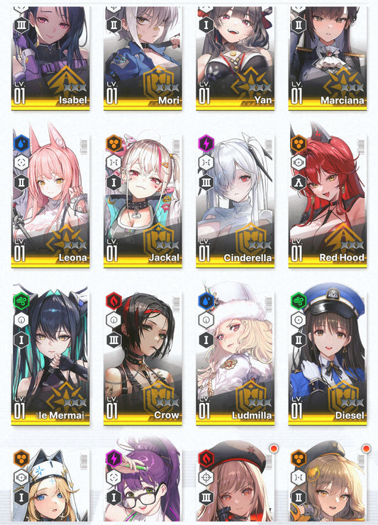 [GLOBAL]GODDESS OF VICTORY NIKKE 21SSR Dorothy+Red Hood+Skin+Cinderella+Grave+Little Mermaid+Liter+Blanc+Yulha+Rei++ starter account-Mobile Games Starter