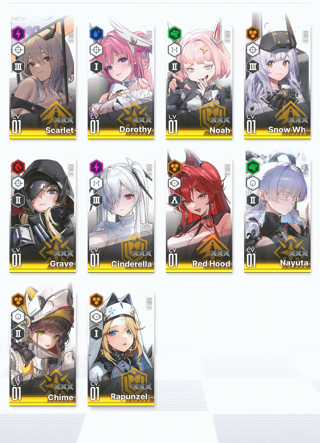 [GLOBAL]GODDESS OF VICTORY NIKKE 21SSR Nayuta+Scarlet+Dorothy+Red Hood+Skin+Cinderella+Grave+ starter account-Mobile Games Starter
