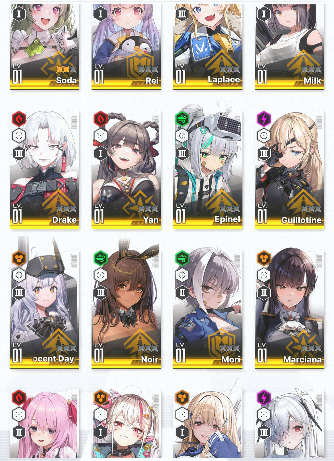 [GLOBAL]GODDESS OF VICTORY NIKKE 21SSR Red Hood+Skin+Cinderella+Noir+Laplace+3 Soda+Yan+Epinel++ starter account-Mobile Games Starter