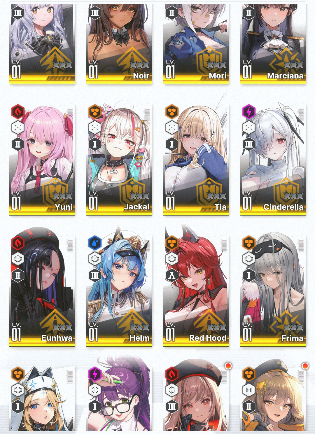 [GLOBAL]GODDESS OF VICTORY NIKKE 21SSR Red Hood+Skin+Cinderella+Noir+Laplace+3 Soda+Yan+Epinel++ starter account-Mobile Games Starter