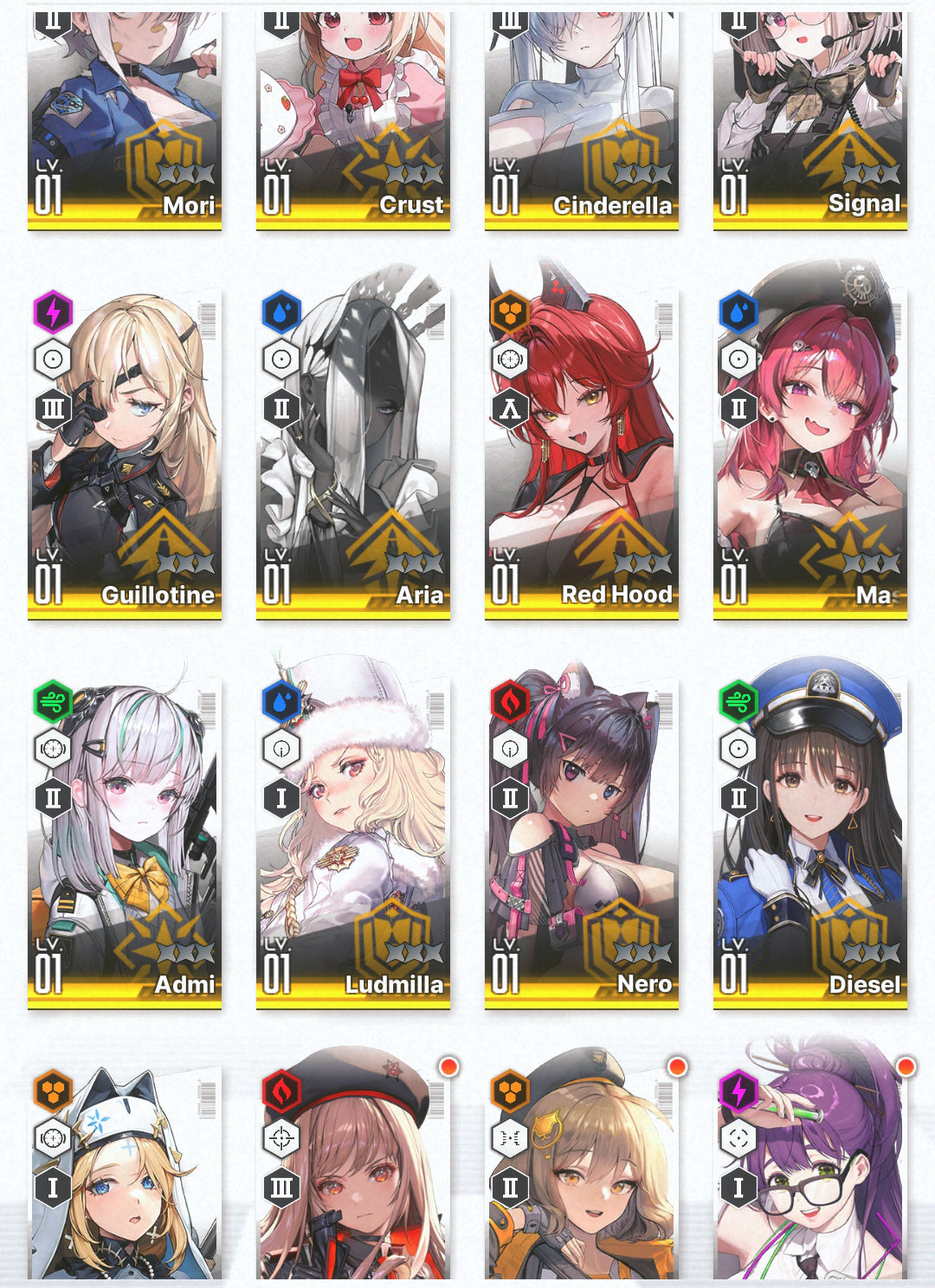 [GLOBAL]GODDESS OF VICTORY NIKKE 21SSR+Pity Red Hood+Skin+Cinderella+Grave+Nero+Snow White+Crust+Mast++ starter account-Mobile Games Starter