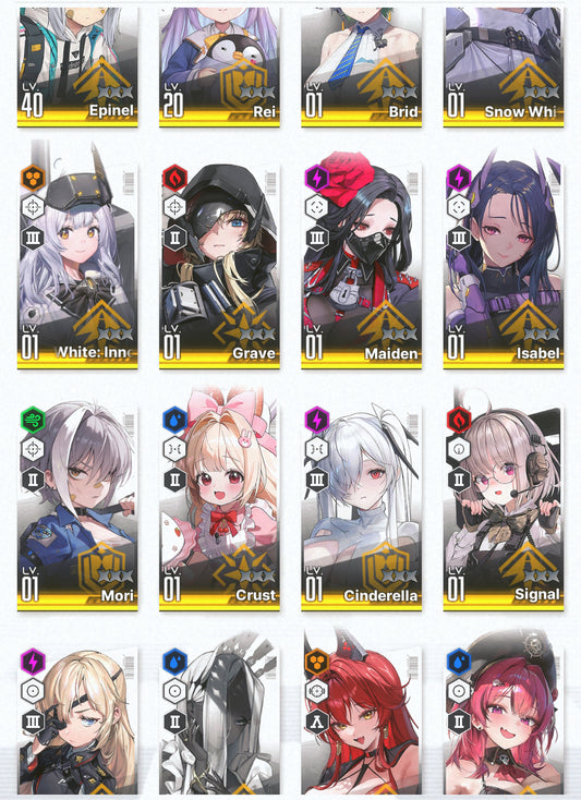 [GLOBAL]GODDESS OF VICTORY NIKKE 21SSR+Pity Red Hood+Skin+Cinderella+Grave+Nero+Snow White+Crust+Mast++ starter account-Mobile Games Starter