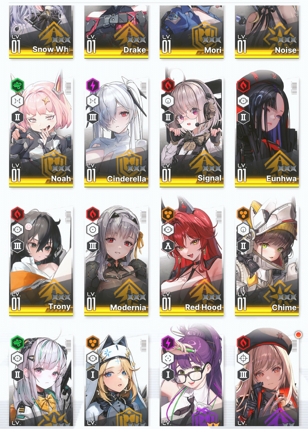 [GLOBAL]GODDESS OF VICTORY NIKKE 22SSR 2 Scarlet+Dorothy+Red Hood+Skin+Modernia+Cinderella+Rupee+Sakura+Rei++ starter account-Mobile Games Starter
