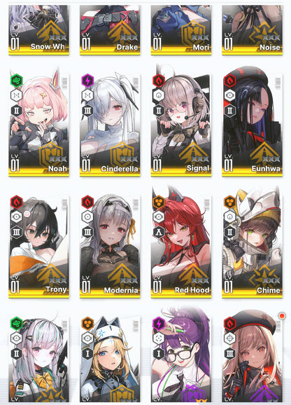 [GLOBAL]GODDESS OF VICTORY NIKKE 22SSR 2 Scarlet+Dorothy+Red Hood+Skin+Modernia+Cinderella+Rupee+Sakura+Rei++ starter account-Mobile Games Starter