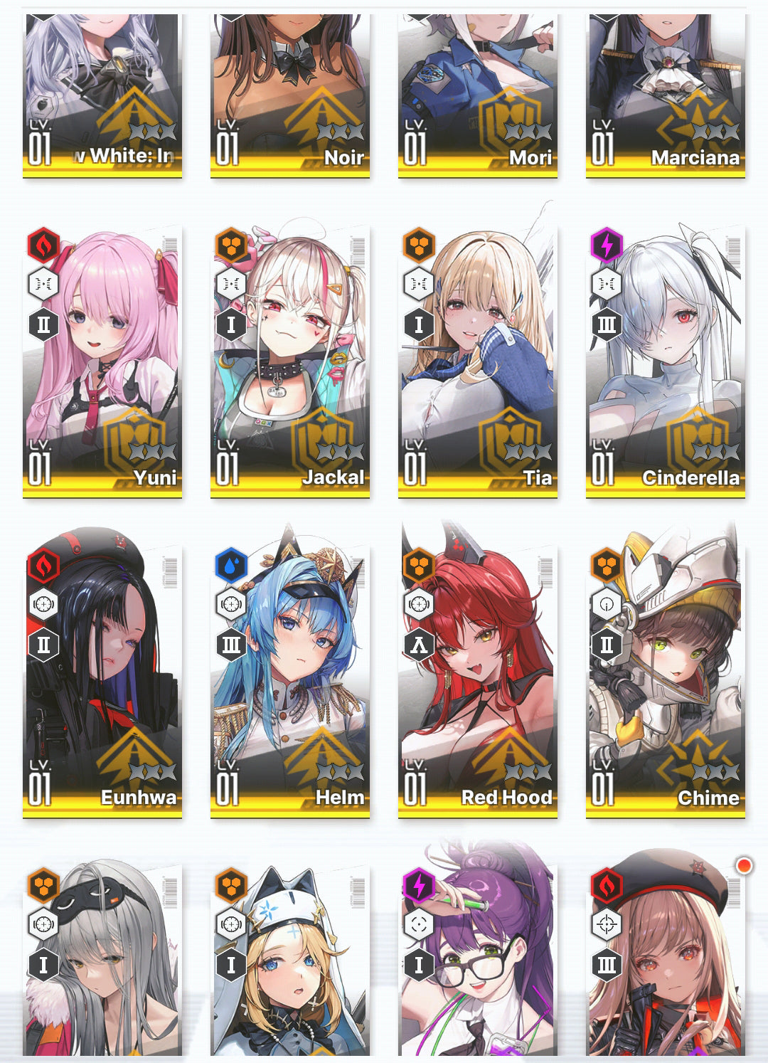 [GLOBAL]GODDESS OF VICTORY NIKKE 22SSR Red Hood+Skin+Cinderella+Noir+Laplace+3 Soda+Yan+Epinel++ starter account-Mobile Games Starter