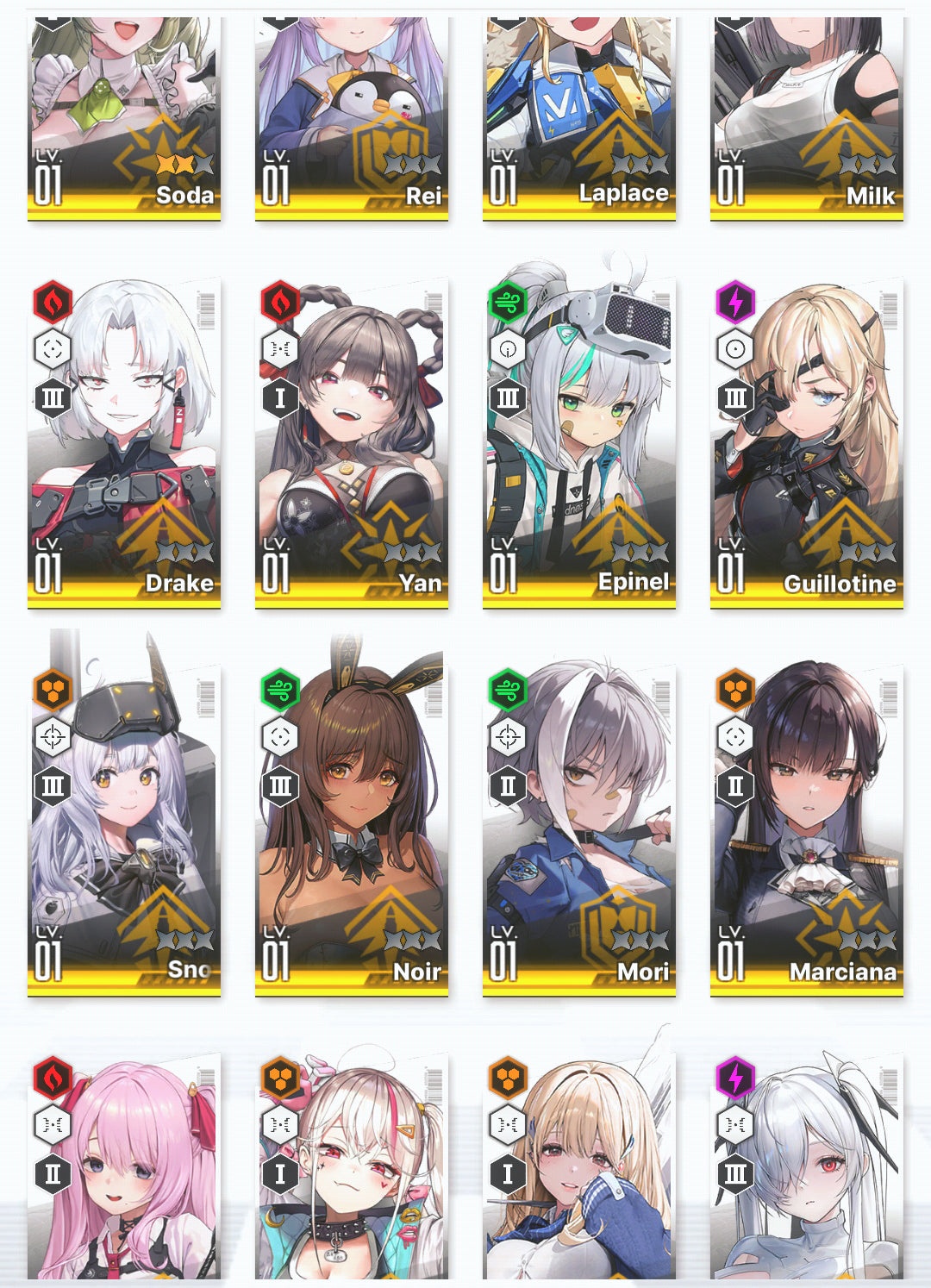 [GLOBAL]GODDESS OF VICTORY NIKKE 22SSR Red Hood+Skin+Cinderella+Noir+Laplace+3 Soda+Yan+Epinel++ starter account-Mobile Games Starter