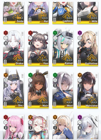 [GLOBAL]GODDESS OF VICTORY NIKKE 22SSR Red Hood+Skin+Cinderella+Noir+Laplace+3 Soda+Yan+Epinel++ starter account-Mobile Games Starter