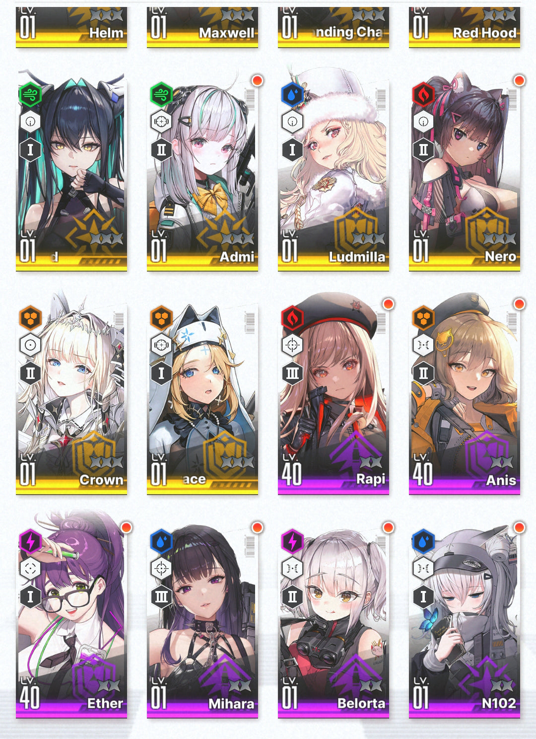 [GLOBAL]GODDESS OF VICTORY NIKKE 22SSR Sparkling Summer Anis+Helm+Red Hood+Skin+Little Mermaid+Mihara+Nero starter account-Mobile Games Starter