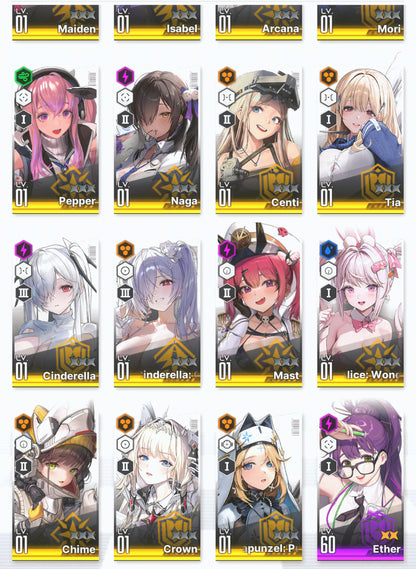 [GLOBAL]GODDESS OF VICTORY NIKKE 23SSR Cinderella: Crystal Wave+Red Hood+Skin+Crown+Cinderella+3 Little Mermaid+Blanc+Rei++ starter account-Mobile Games Starter