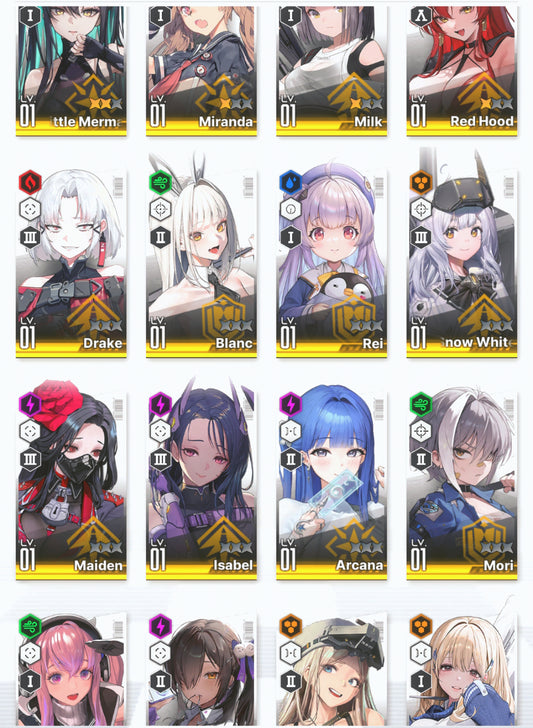 [GLOBAL]GODDESS OF VICTORY NIKKE 23SSR Cinderella: Crystal Wave+Red Hood+Skin+Crown+Cinderella+3 Little Mermaid+Blanc+Rei++ starter account-Mobile Games Starter