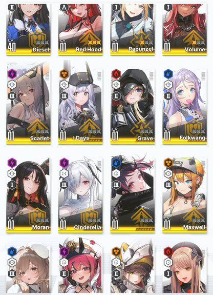 [GLOBAL]GODDESS OF VICTORY NIKKE 23SSR MLB 4X Red Hood+Skin+Scarlet+Cinderella+Grave+Volume+Rapunzel++ starter account-Mobile Games Starter