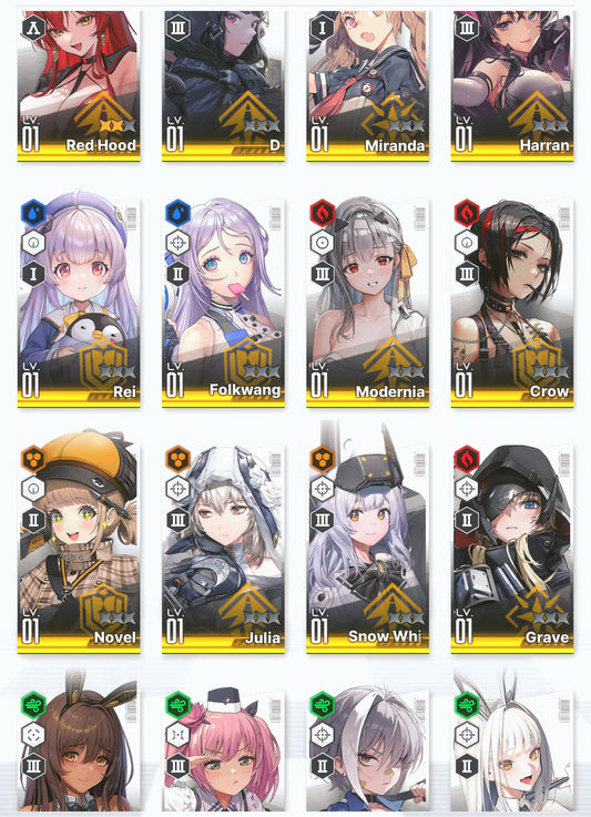[GLOBAL]GODDESS OF VICTORY NIKKE 23SSR Modernia+skin+3 Red Hood+Skin+Little Mermaid+Cinderella+Grave+Harran+Noir+Novel++ starter account-Mobile Games Starter