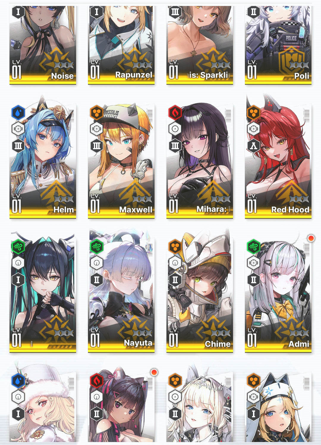 [GLOBAL]GODDESS OF VICTORY NIKKE 24SSR Nayuta+Sparkling Summer Anis+Helm+Red Hood+Skin+Little Mermaid+Mihara+Nero starter account-Mobile Games Starter