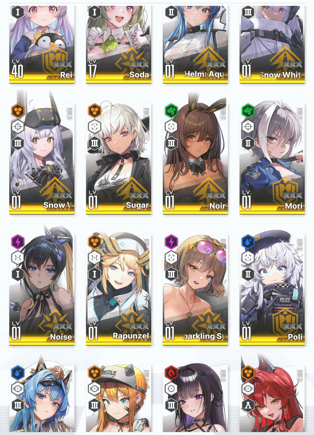 [GLOBAL]GODDESS OF VICTORY NIKKE 24SSR Nayuta+Sparkling Summer Anis+Helm+Red Hood+Skin+Little Mermaid+Mihara+Nero starter account-Mobile Games Starter