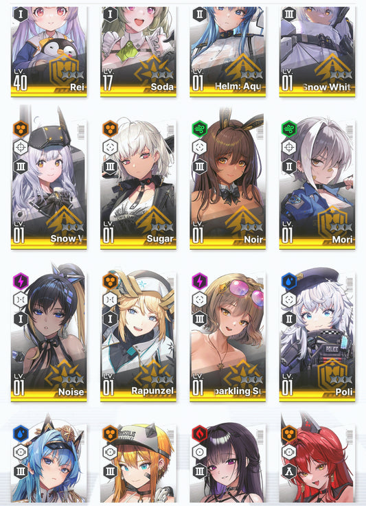 [GLOBAL]GODDESS OF VICTORY NIKKE 24SSR Nayuta+Sparkling Summer Anis+Helm+Red Hood+Skin+Little Mermaid+Mihara+Nero starter account-Mobile Games Starter