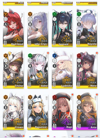 [GLOBAL]GODDESS OF VICTORY NIKKE 26SSR Cinderella: Crystal Wave+Nayuta+Sparkling Summer Anis+Helm+Red Hood+Skin+Little Mermaid+Mihara+Nero starter account-Mobile Games Starter