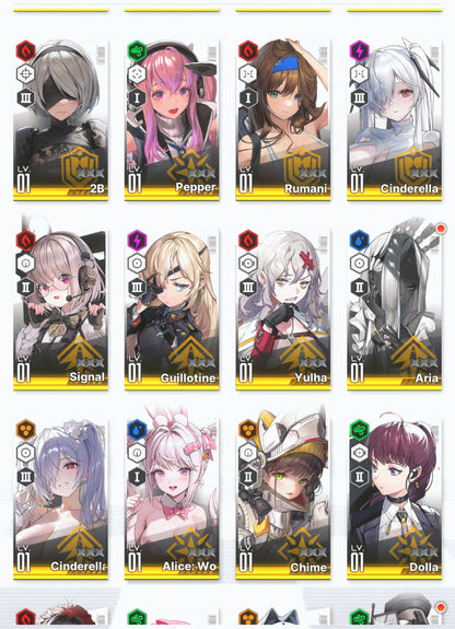 [GLOBAL]GODDESS OF VICTORY NIKKE 27SSR Cinderella: Crystal Wave+2B+Skin+2 Red Hood+Skin+Cinderella+Noir+Brid+ starter account-Mobile Games Starter