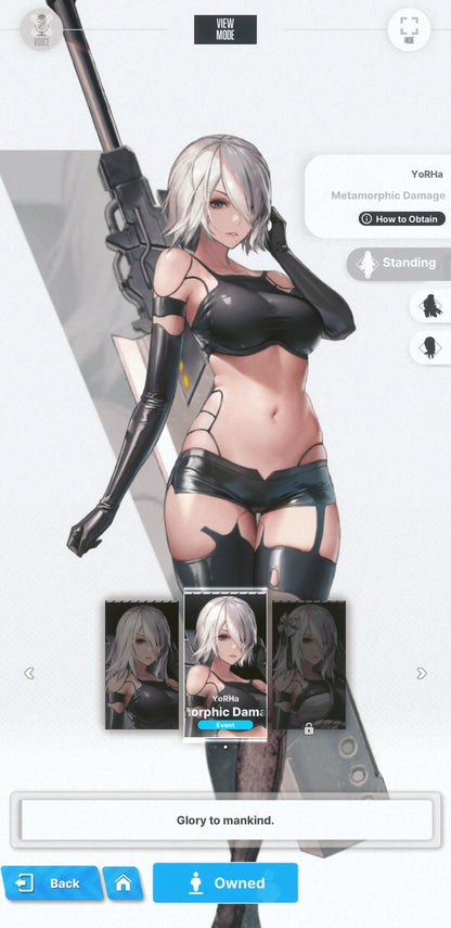 [GLOBAL]GODDESS OF VICTORY NIKKE 2B+Skin+A2+Yan+Milk+Poli starter account-Mobile Games Starter