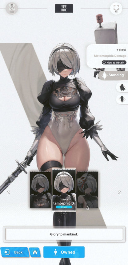 [GLOBAL]GODDESS OF VICTORY NIKKE Scarlet+2B+Skin starter account-Mobile Games Starter