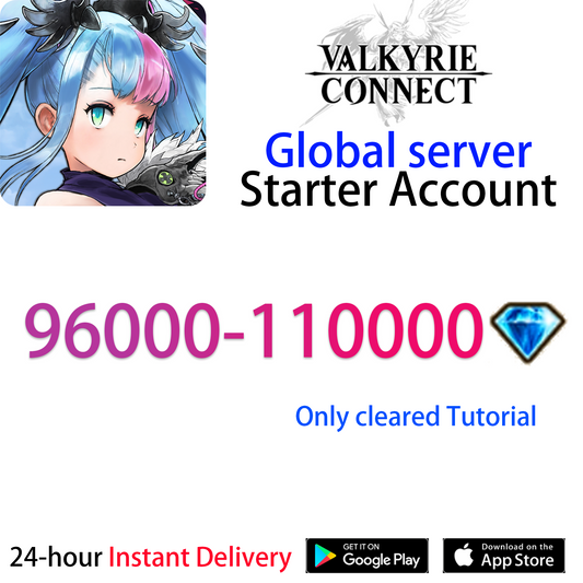 [GLOBAL][INSTANT] 96000-110000 diamonds VALKYRIE CONNECT Starter Account-Mobile Games Starter