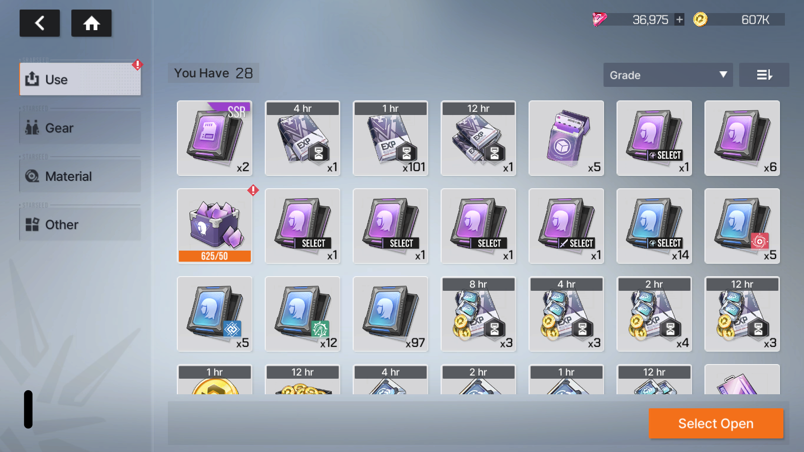 [GLOBAL][INSTANT] 53000 Starbits + 480 tickets + 22~40 SSRs | STARSEED: Asnia Trigger Starter Account (see options)-Mobile Games Starter