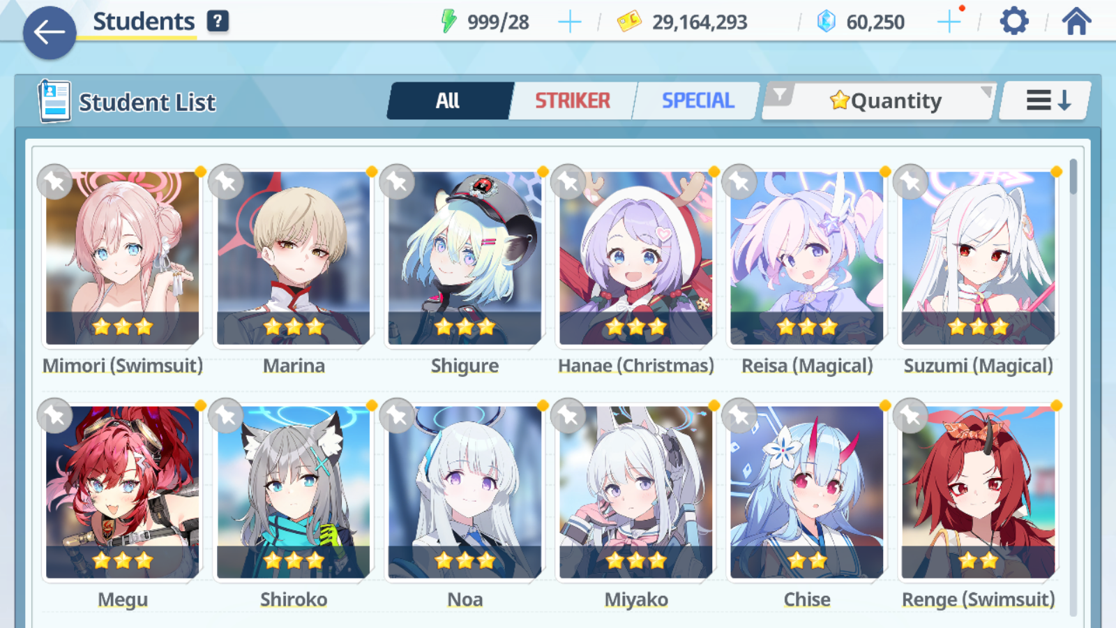 [GLOBAL][INSTANT] 2 limited 10x3* Suzumi Reisa (Magical) + 60k Pyroxene gems Blue Archive Starter Account-Mobile Games Starter