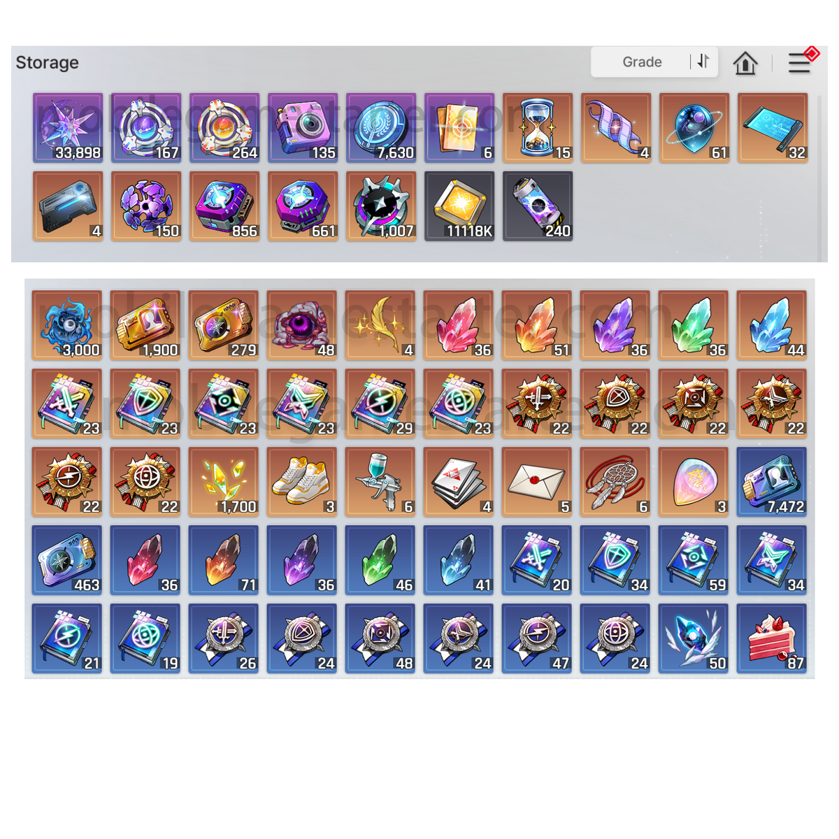 [ASIA][INSTANT] 37000 Crystals + 160 Limited Anchors + 260 regular Anchors | Chaos Zero Nightmare Starter Account (see options)-Mobile Games Starter