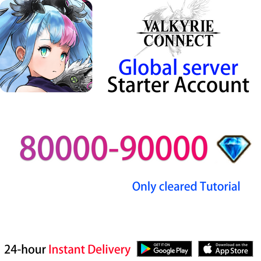 [GLOBAL][INSTANT] 80000-90000 diamonds VALKYRIE CONNECT Starter Account-Mobile Games Starter