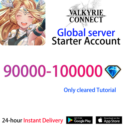 [GLOBAL][INSTANT] 90000-100000 diamonds VALKYRIE CONNECT Starter Account-Mobile Games Starter